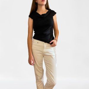 Ann Taylor Sleek Black Top